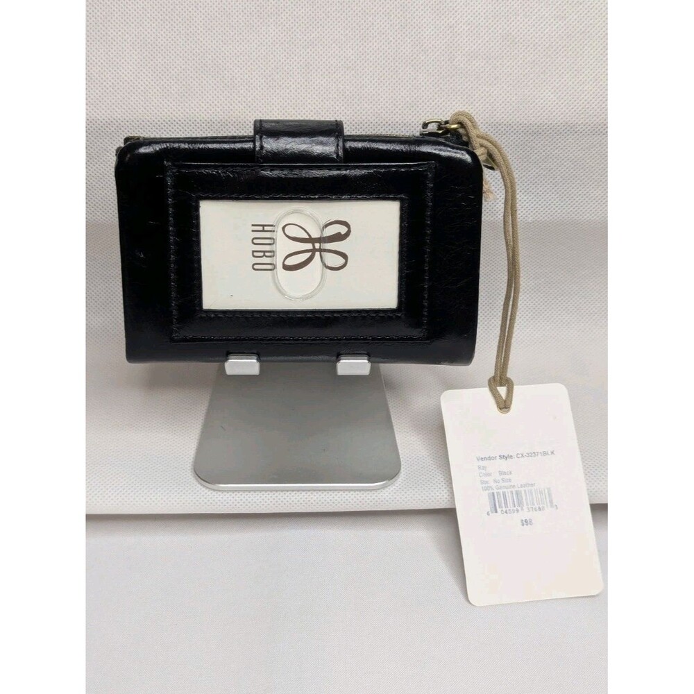 HOBO Ray Leather Bifold Wallet - Black - Picture 2 of 4